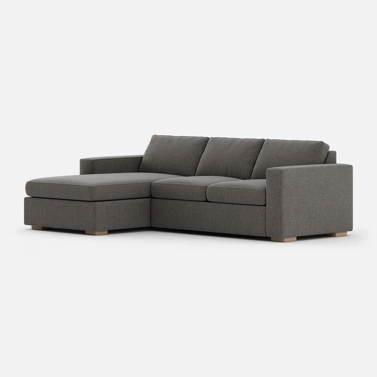 Glozin II Sectional Sofa in Latex—Sand - Görsel 2